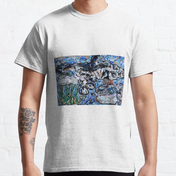 Orcas Swimming into Seagrass Classic T-Shirt