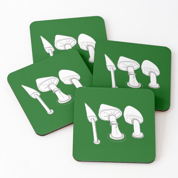 Item preview, Mushrooms on Green Board designed and sold by Istvan Ocztos.