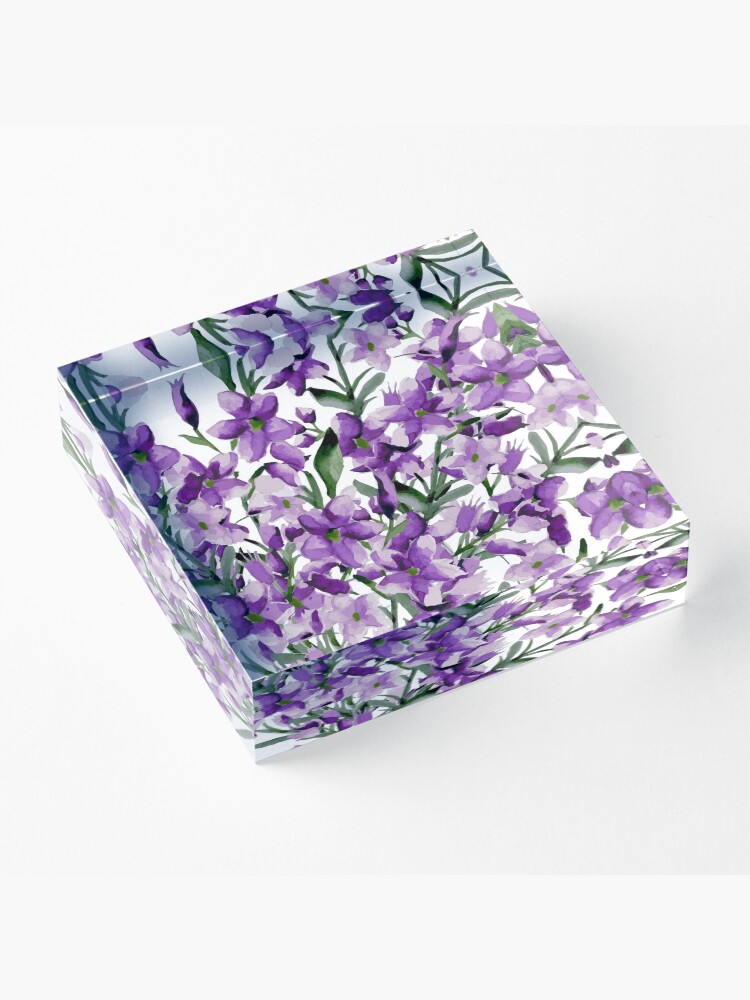 Alternate view of Lilac Acrylic Block