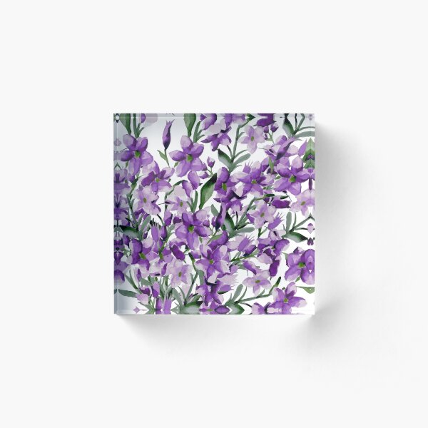 Lilac Acrylic Block