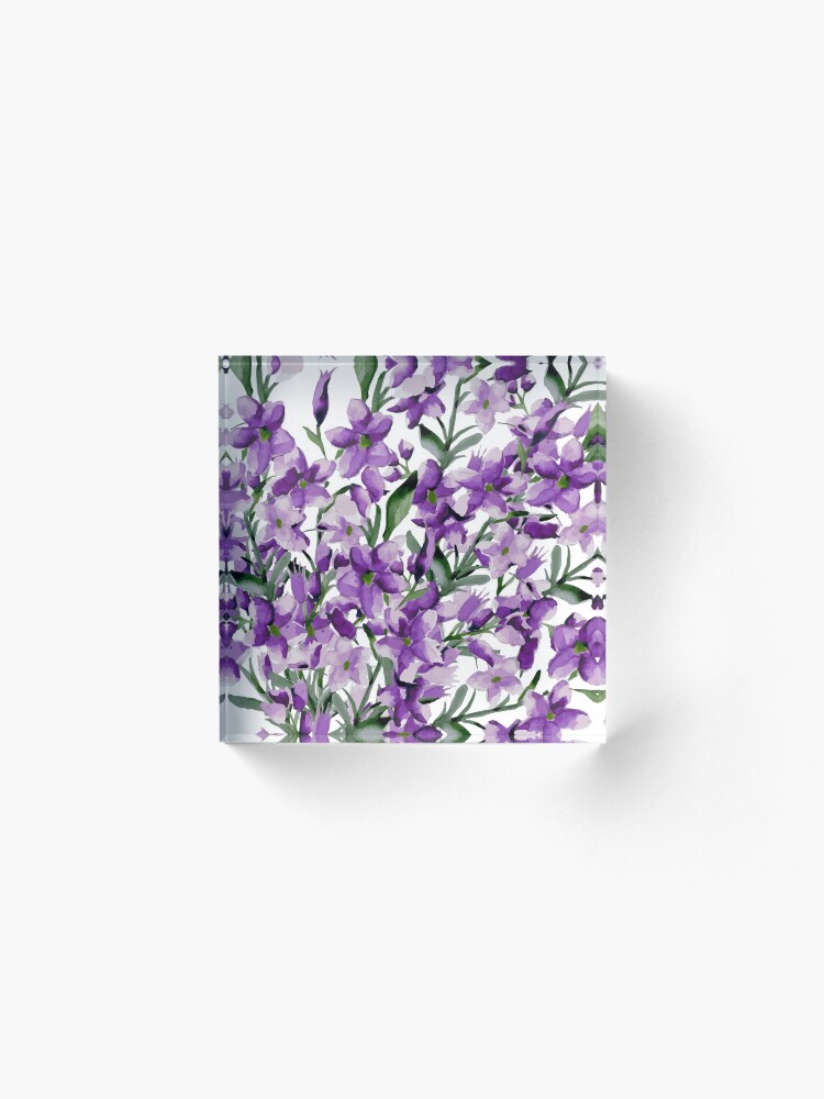 Alternate view of Lilac Acrylic Block