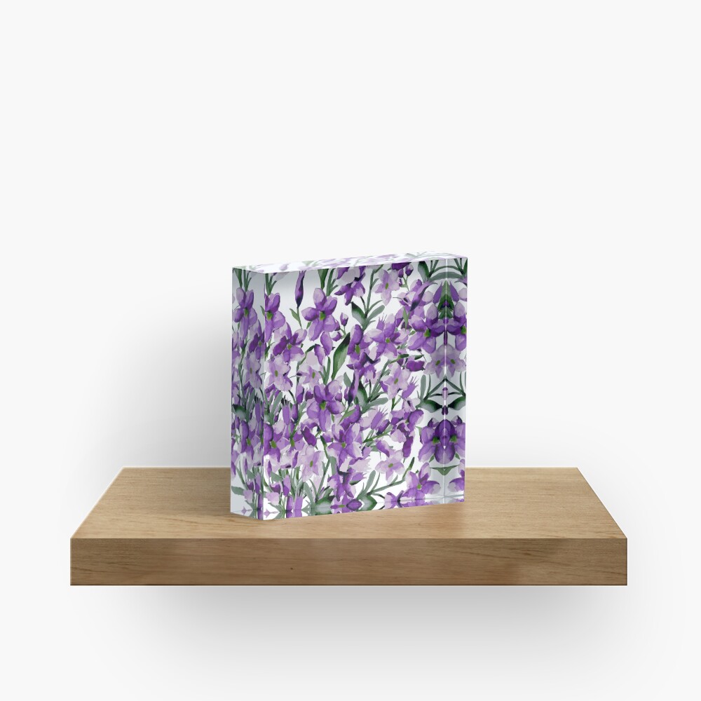 Lilac Acrylic Block