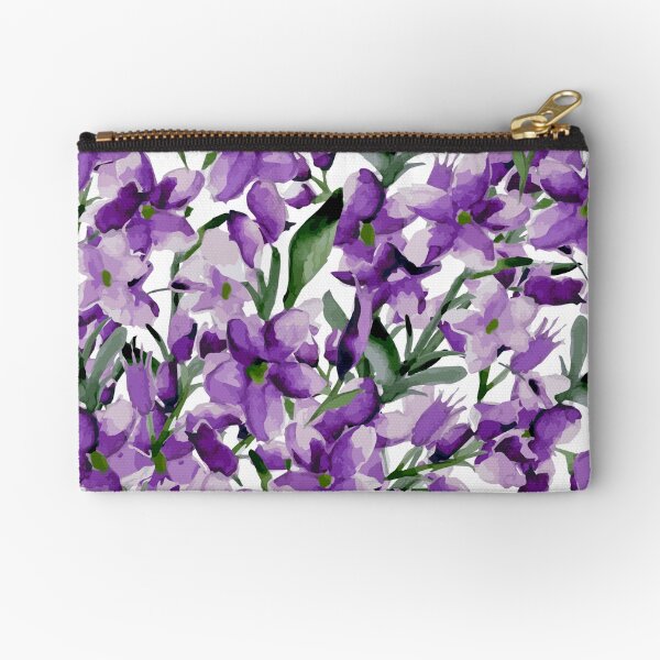 Lilac Zipper Pouch