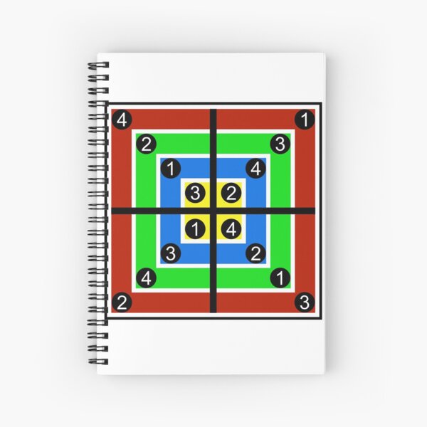 Item preview, Meyer Square - Color Coded For Easy Reading designed and sold by emovendo.