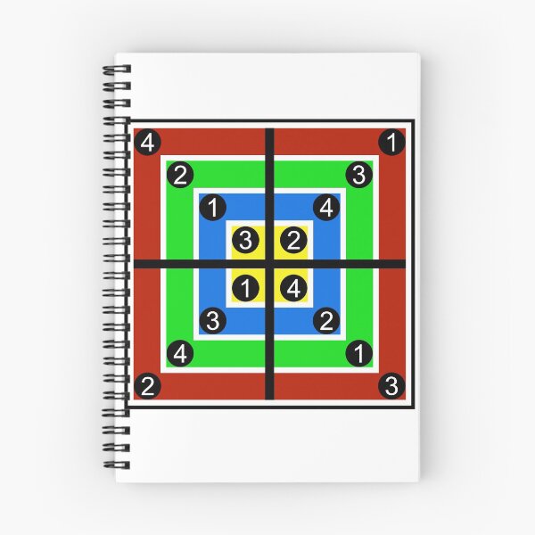 Item preview, Meyer Square - Color Coded For Easy Reading designed and sold by emovendo.