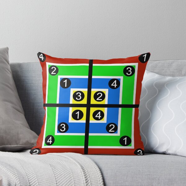 Item preview, Meyer Square - Color Coded For Easy Reading designed and sold by emovendo.