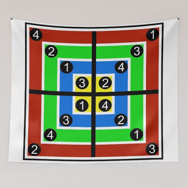 Item preview, Meyer Square - Color Coded For Easy Reading designed and sold by emovendo.