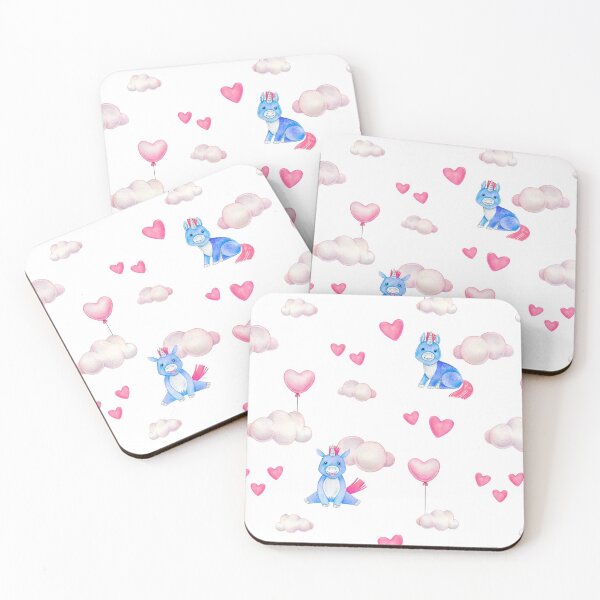 Item preview, A cloudy unicorn filled night sky designed and sold by ECLECTICimprint.