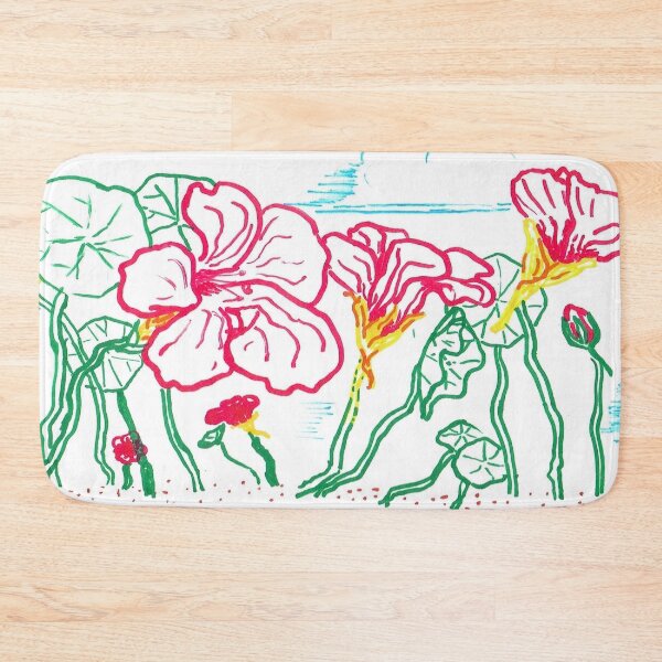 Item preview, Nasturtium Sketch designed and sold by hajarsdeco.