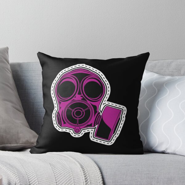 Item preview, Cut out and keep gas mask — pink designed and sold by Phil Tessier Too.