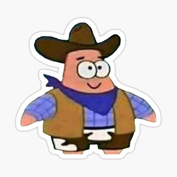 Patrick Star Cowboy