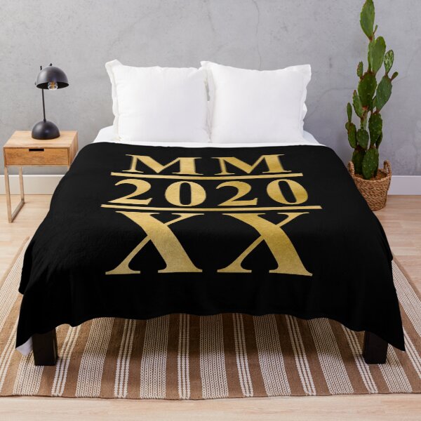 Item preview, 2020 - MMXX Roman Numerals (Gold) designed and sold by 4wordsmovement.