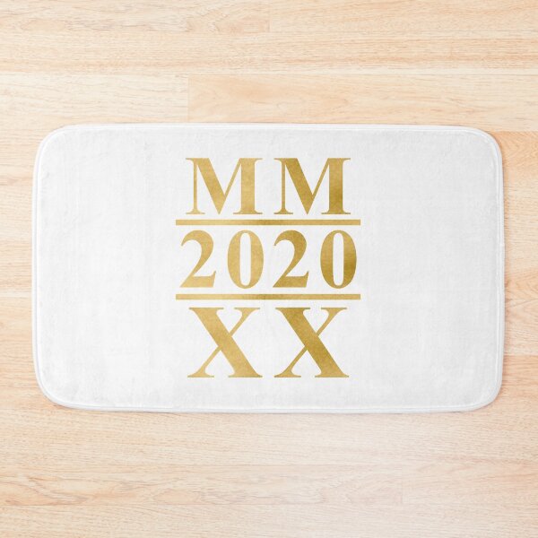 Item preview, 2020 - MMXX Roman Numerals (White Gold) designed and sold by 4wordsmovement.