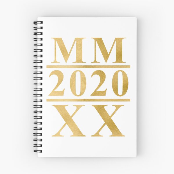 Item preview, 2020 - MMXX Roman Numerals (White Gold) designed and sold by 4wordsmovement.
