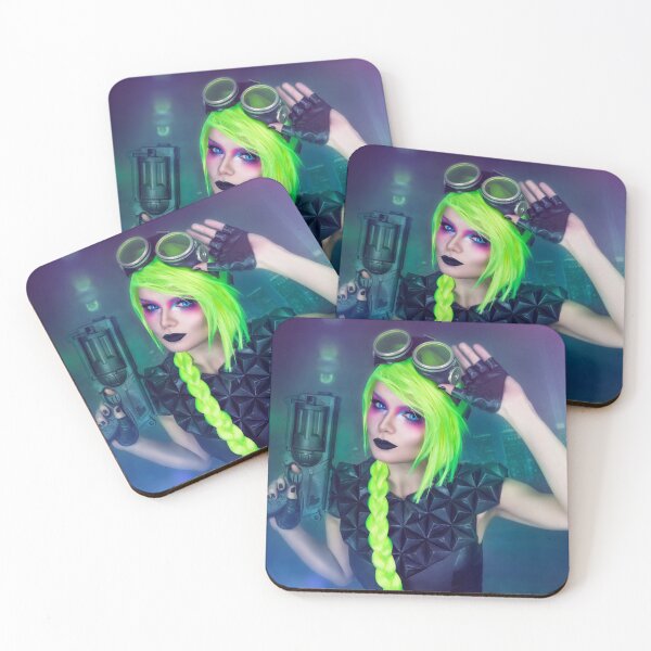 Item preview, Replicant in sci-fi city  designed and sold by Elisanth.