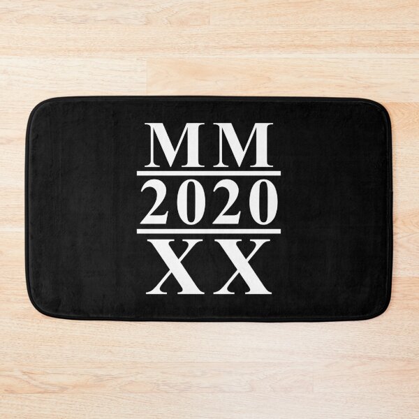 Item preview, 2020 - MMXX Roman Numerals (White Text) designed and sold by 4wordsmovement.