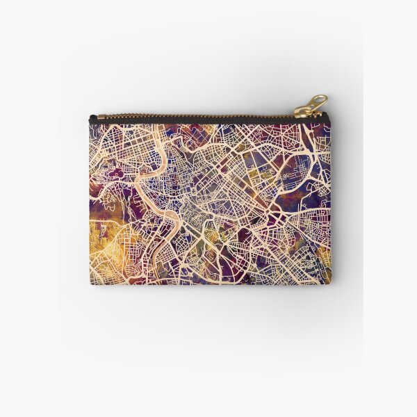Aperçu de l'œuvre Rome Italie Ville Plan des rues créée et vendue par ArtPrints.