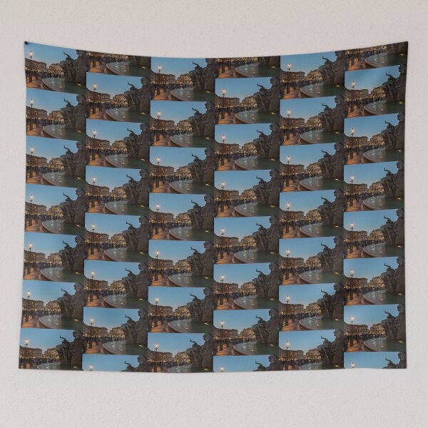 Item preview, Evening On Piazza Navona Rome Italy - Fountain Of The Four Rivers designed and sold by Georgia Mizuleva.