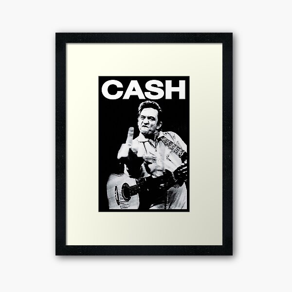 Johnny Cash The man in Black Canvas Wall Art Poster Print Music Artist Album Cd