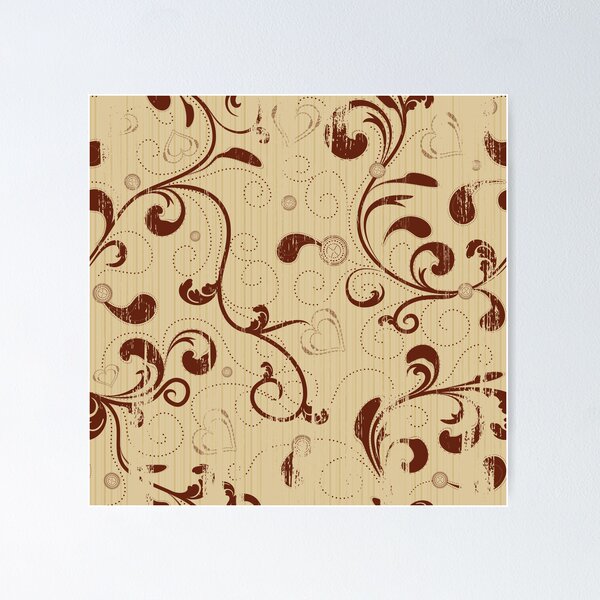 Artikelvorschau, Grunge floral seamless background entworfen und verkauft von Olga Altunina.