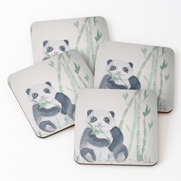 Item preview, Panda eating bamboo designed and sold by mirra7.