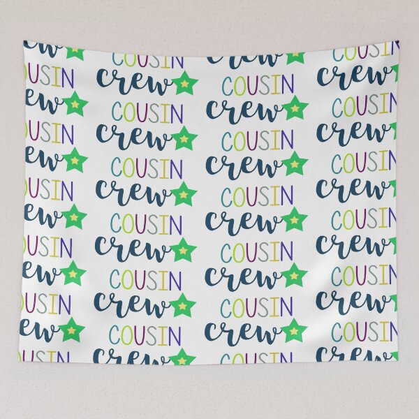 Artikelvorschau, Cousins! Cousins machen beste Freunde - Cousin Crew Liebe - Cousin Squad - Team Cousin - Cousin Typografie mit Stern entworfen und verkauft von smooshfaceutd.