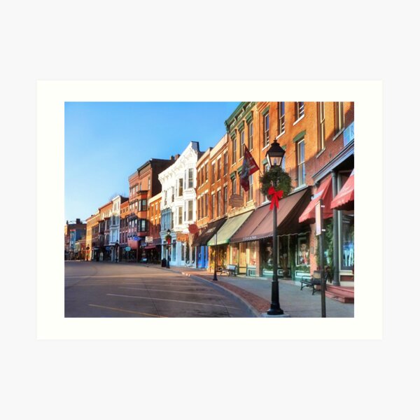 Morning on Main Street Art Print