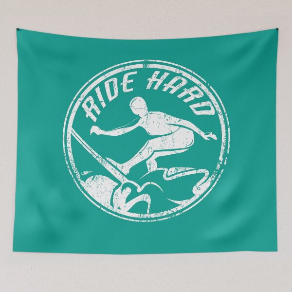 Item preview, Ride Hard Surfing T-shirt designed and sold by lucidfrog.