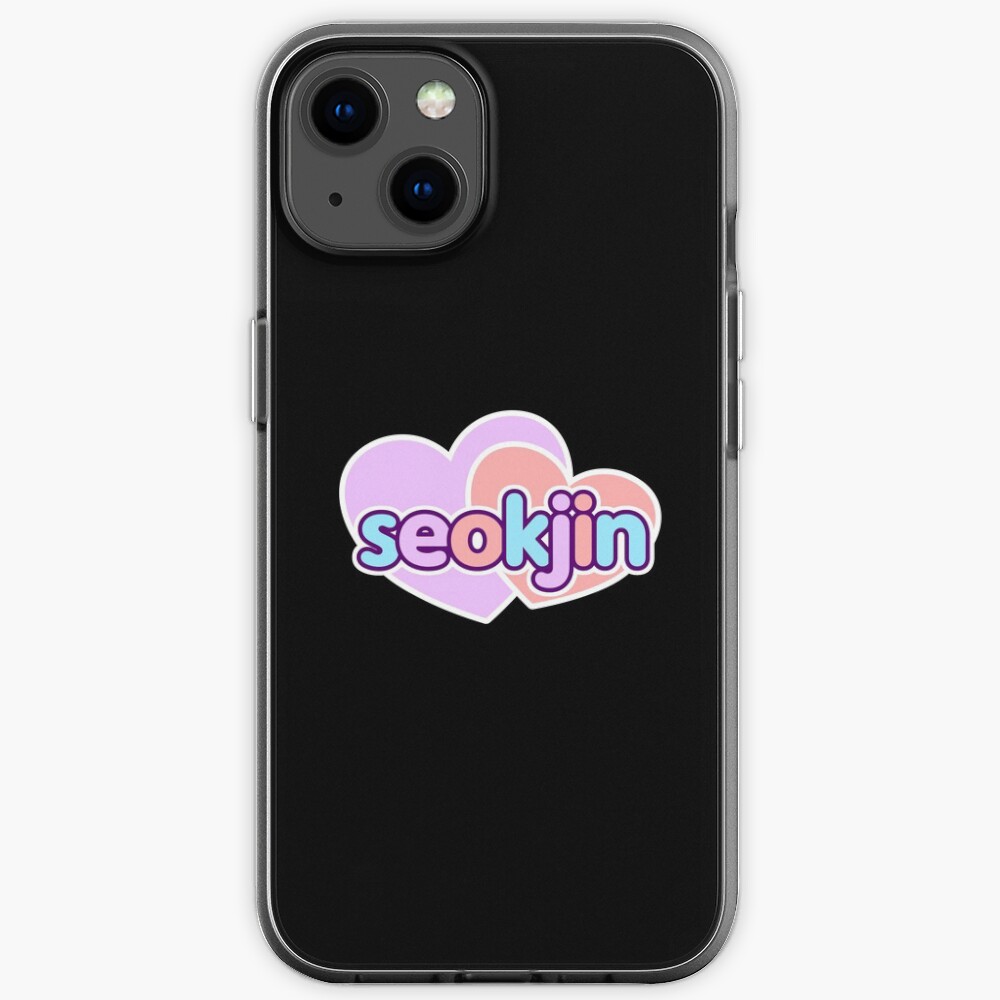 Kim Seokjin Jin Bts Kpop Army Pastel Hearts Iphone Case For Sale By M3g4merch Redbubble