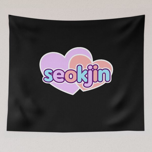 Item preview, Kim Seokjin Jin BTS KPOP ARMY Pastel Hearts designed and sold by M3G4MERCH.