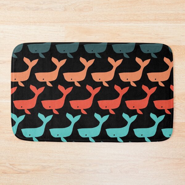 Item preview, Colorful Whales designed and sold by inkblotcreative.