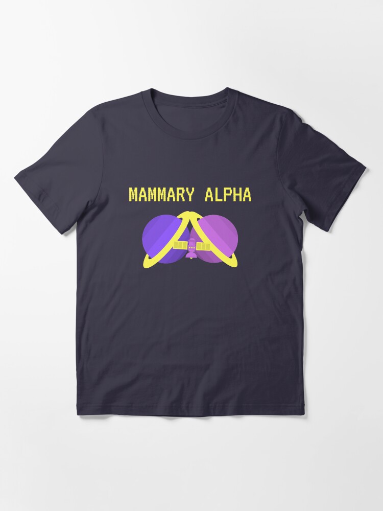 Alternate view of Mammary Alpha logo shirt season 2 colors Essential T-Shirt