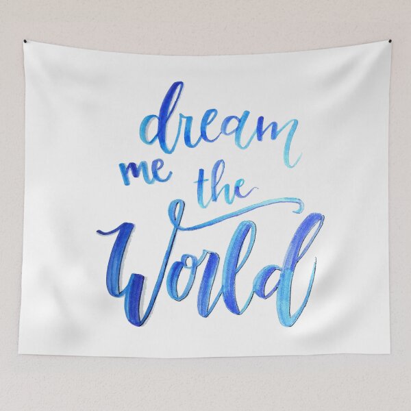 Item preview, Dream me the world, Raven Boys Quote designed and sold by Clistro.