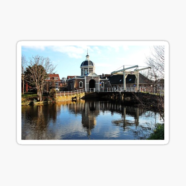 The Morspoort, an old Leiden Gate House Sticker