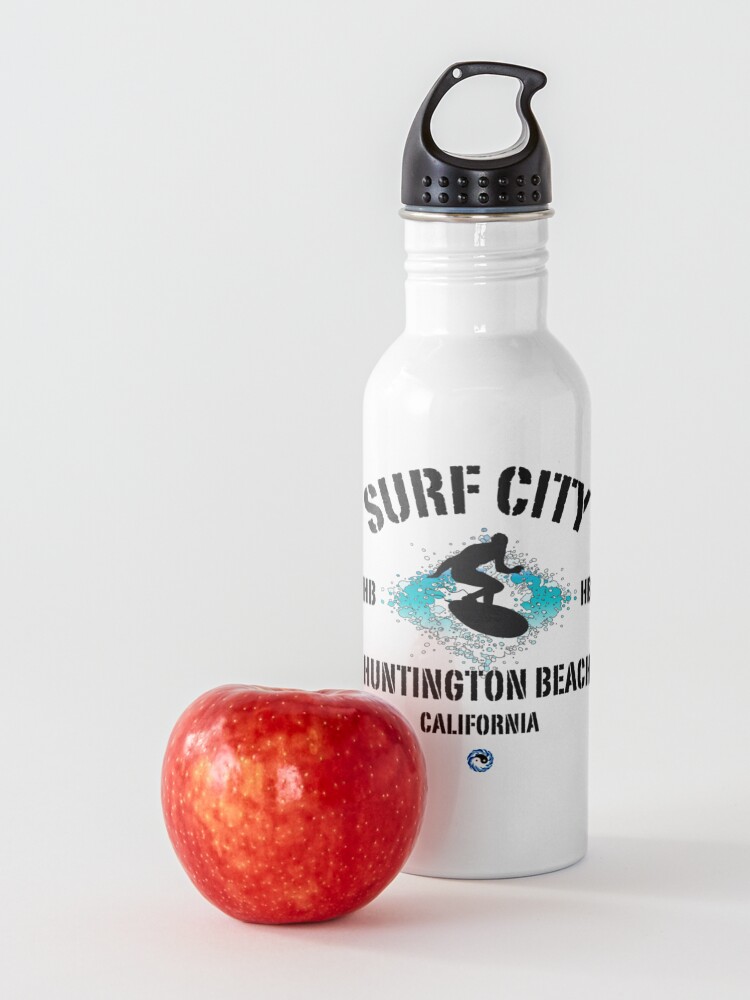 Alternate view of Surf City - Huntington Beach Water Bottle