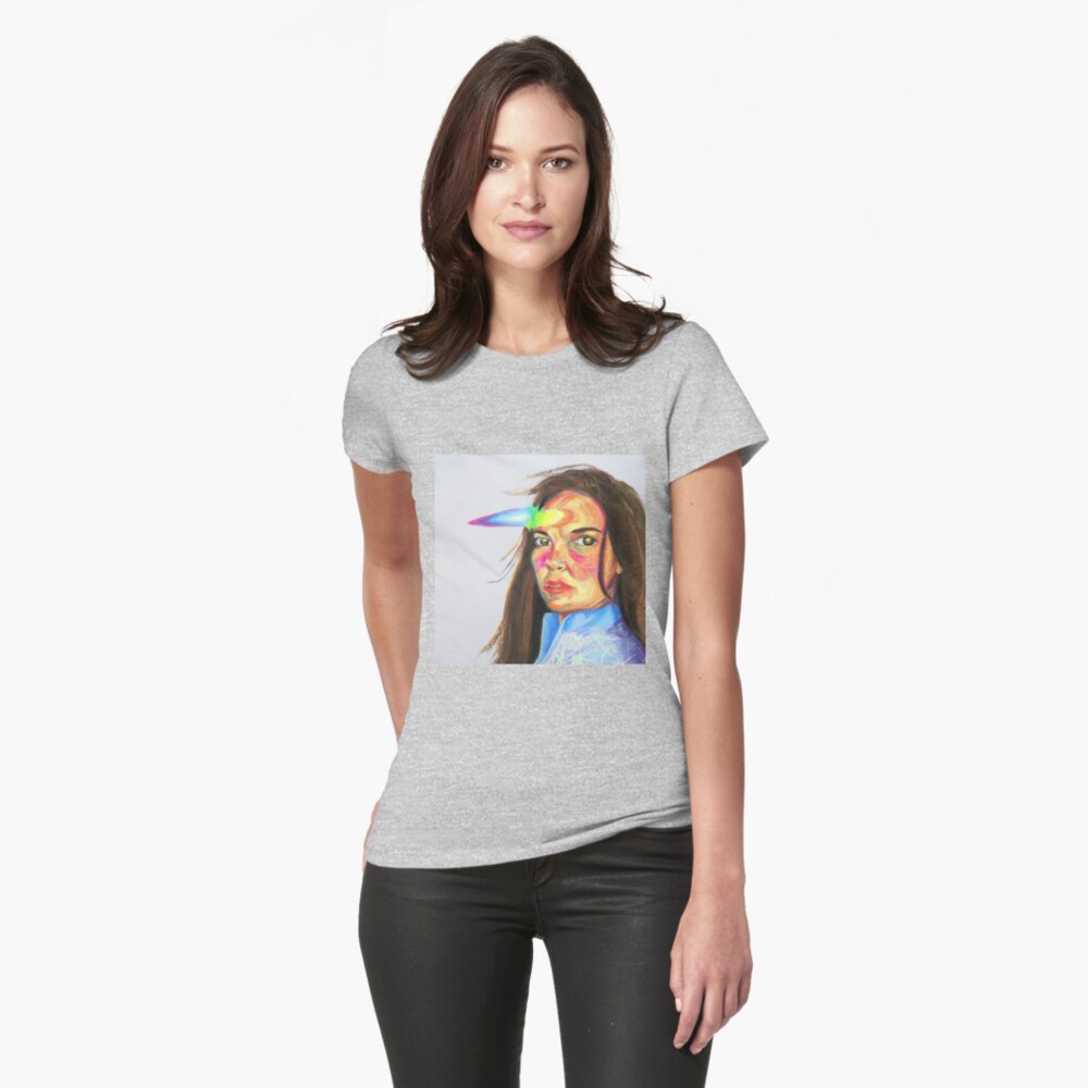 Item preview, Fitted T-Shirt designed and sold by BlueStarseed.