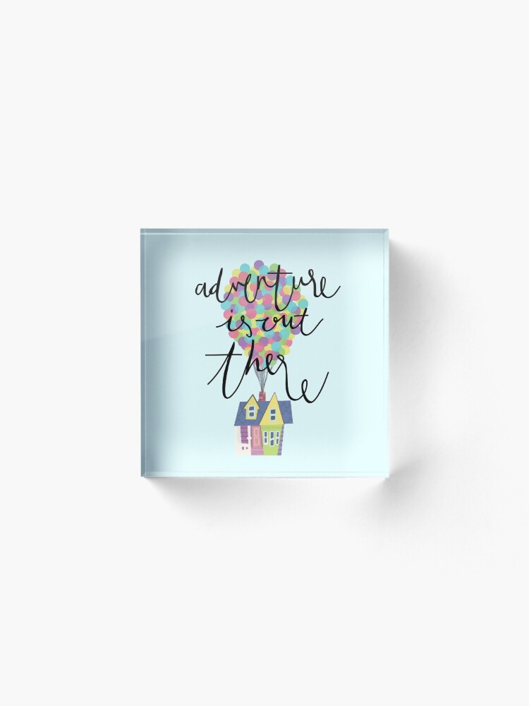 Alternate view of Adventure is out there Acrylic Block