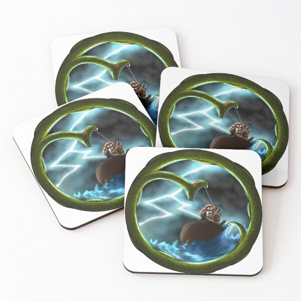 Item preview, Thor vs Jormungandr designed and sold by OSPYouTube.