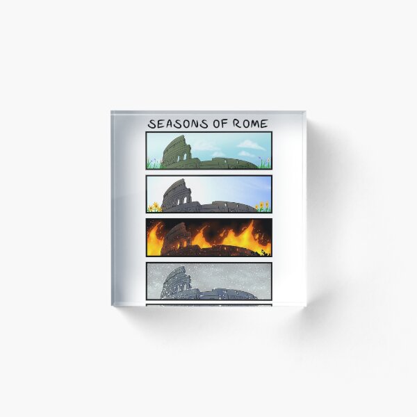 Seasons of Rome Acrylic Block