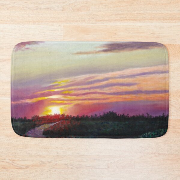 Item preview, Sunrise River Oil Painting designed and sold by DSC Arts.