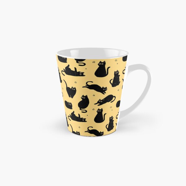 black cat pattern Tall Mug
