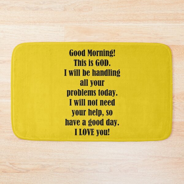 Item preview, Good Morning from GOD designed and sold by Frankie Cat Photography.