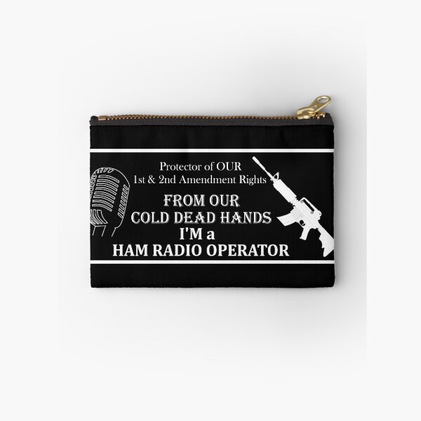 Item preview, Ham Radio and the first and second amendments(white text) designed and sold by physton1.