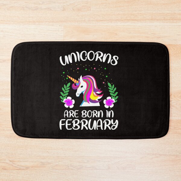 Item preview, Unicorns are born in february designed and sold by SavvyTurtle.