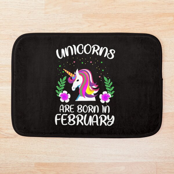 Item preview, Unicorns are born in february designed and sold by SavvyTurtle.