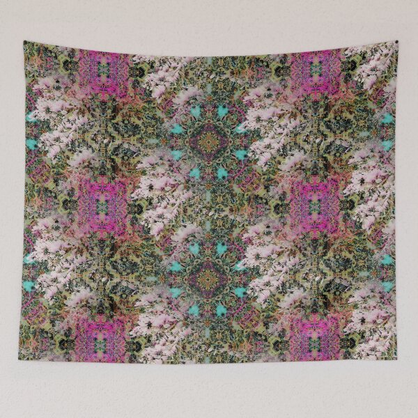 Item preview, Magnolia and a Kaleidoscope Pattern. designed and sold by MindTravel.