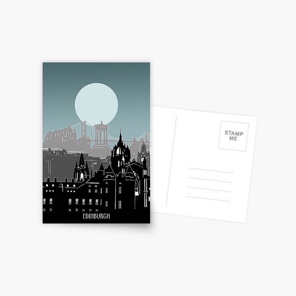 edinburgh skyline Postcard
