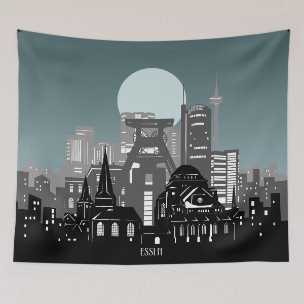 Item preview, essen skyline designed and sold by BekimART2.