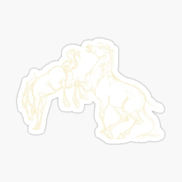 Kicking Horses Sticker