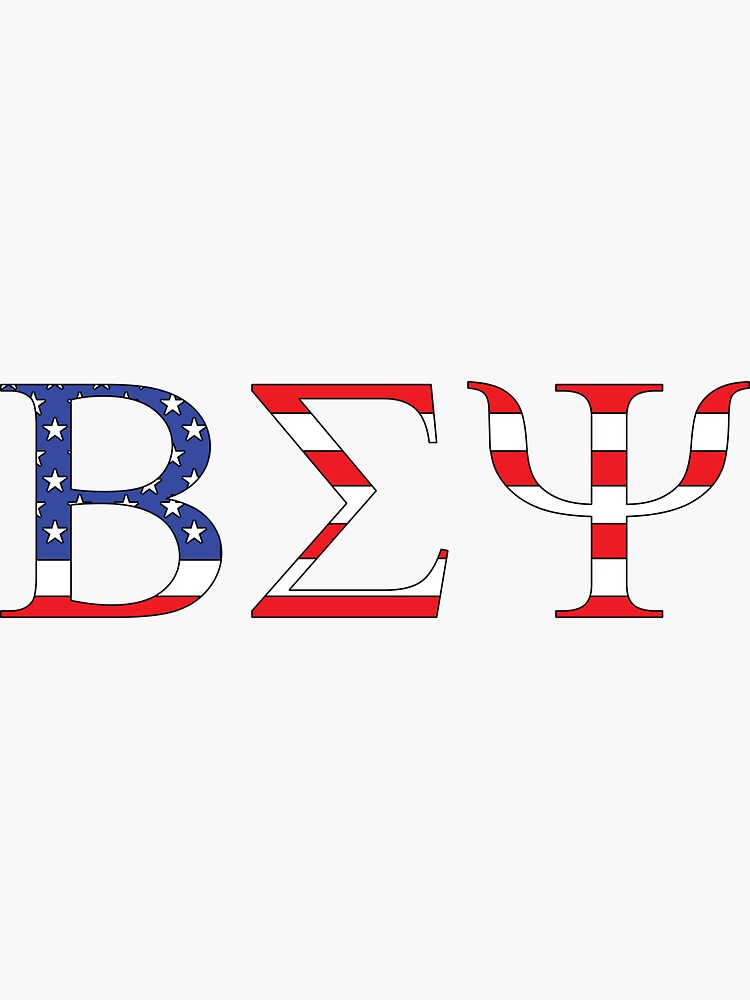 Beta Sigma Psi - American flag by betasigmapsi